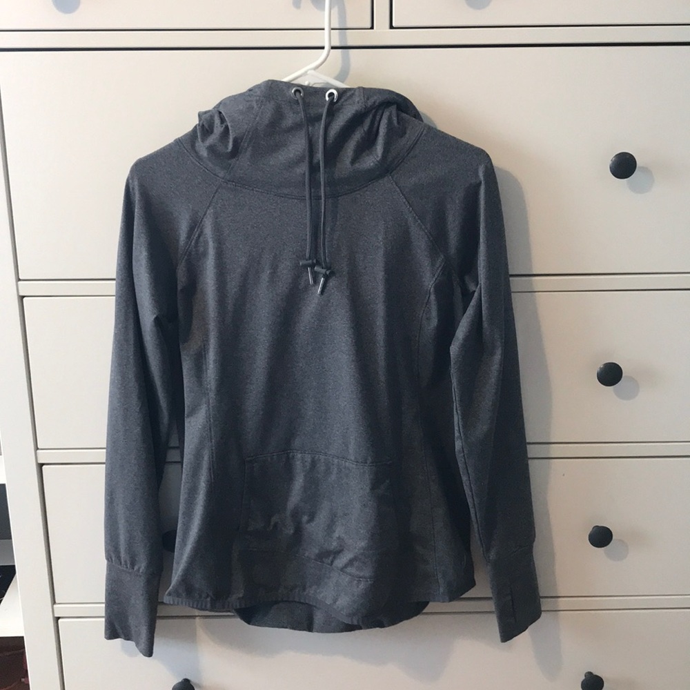 Woman’s Grey Training Sweatshirt Hoodie